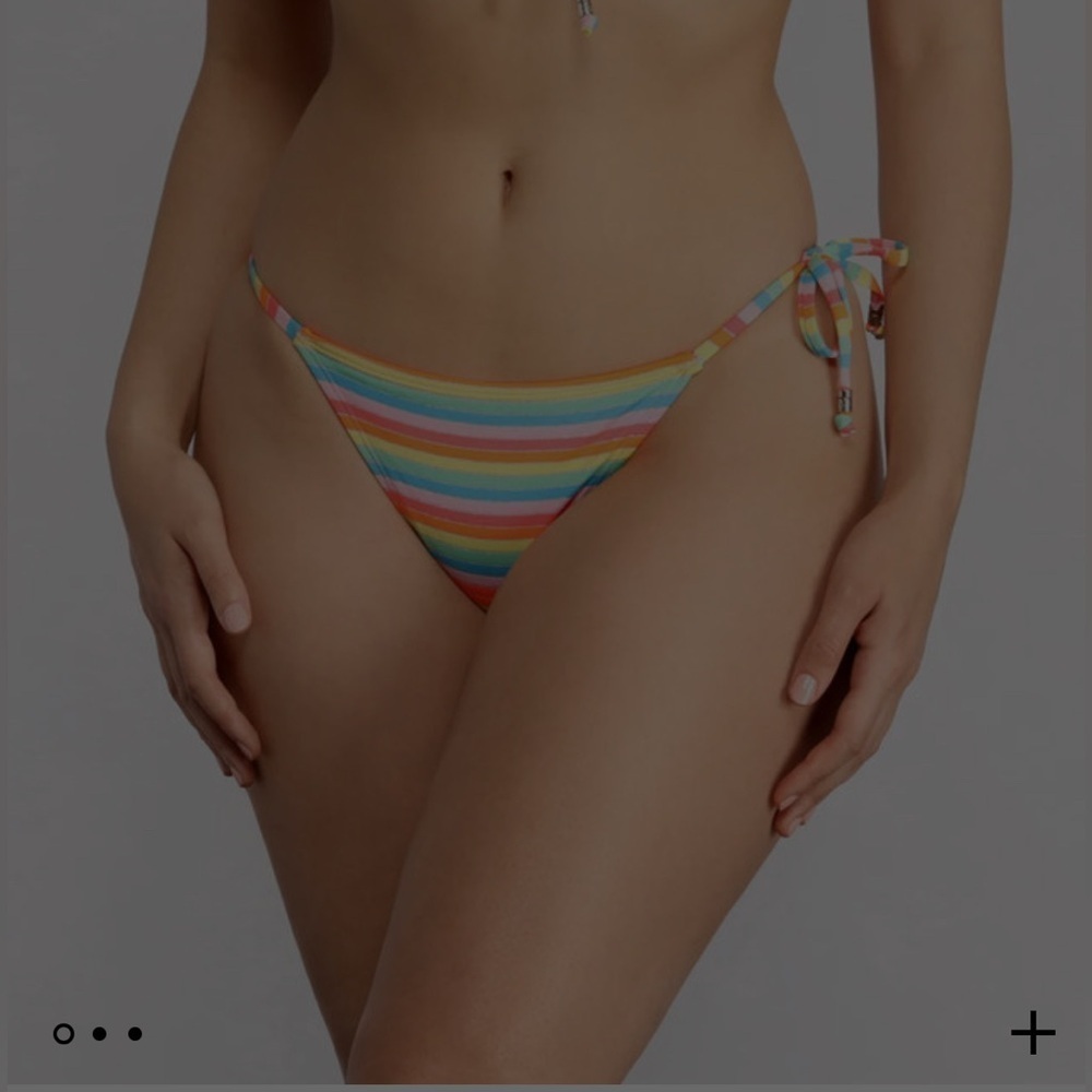 Wild Fabel adjustable Side-Tie Bikini Bottom Size XL NWT